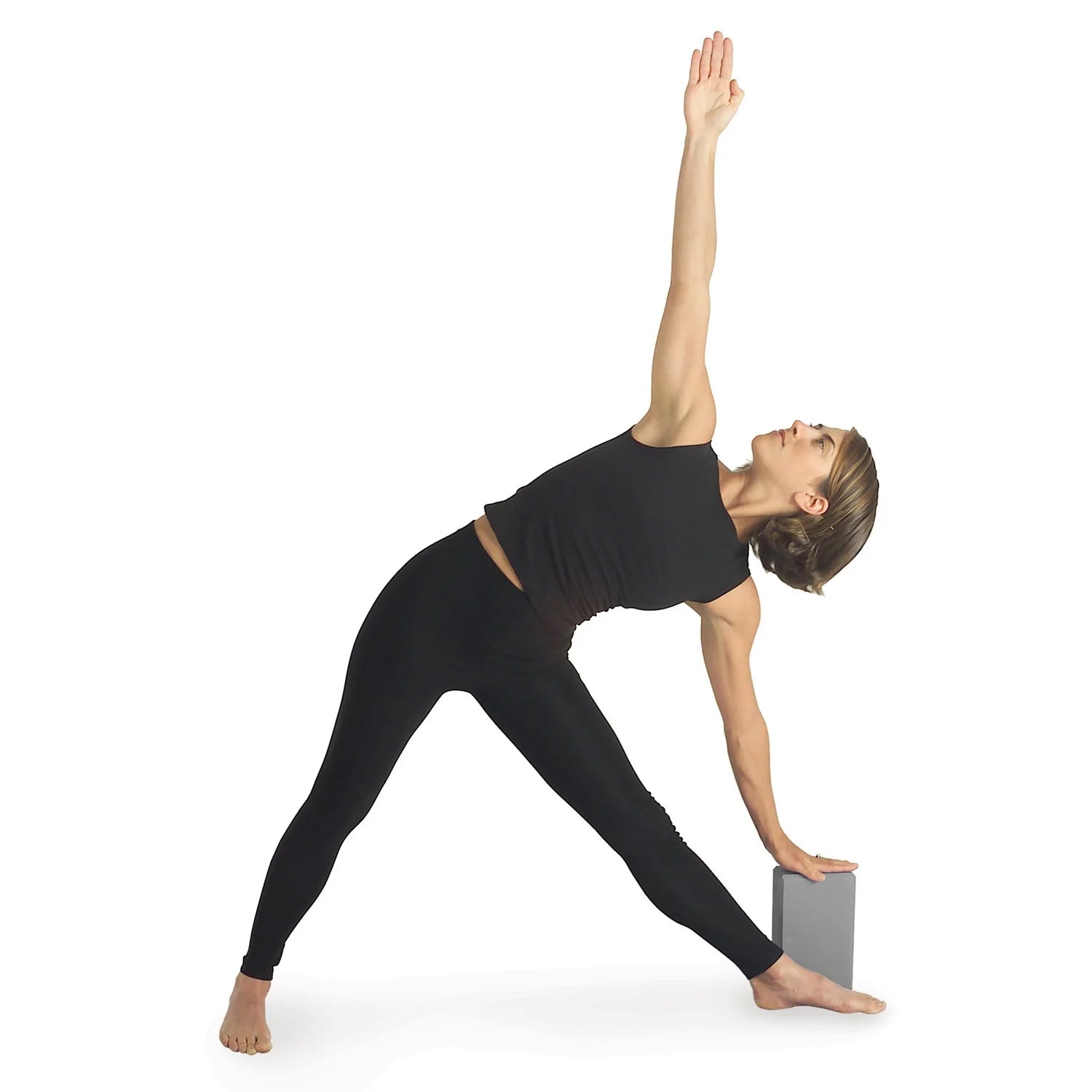GF-YOGA Yoga Mat with Yoga Position Poster & GF-YB-GY Yoga Block