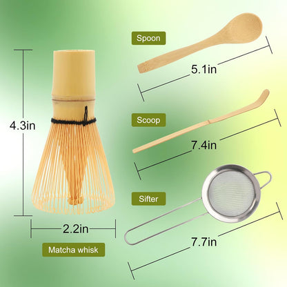 Matcha Whisk Set,Matcha Whisk,Matcha Set,Bamboo Whisk,Matcha Kit,Chasen Matcha S