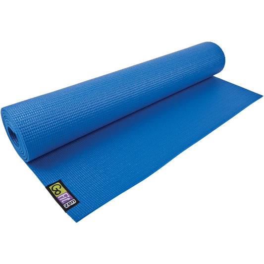GF-YOGA Yoga Mat with Yoga Position Poster & GF-YB-GY Yoga Block